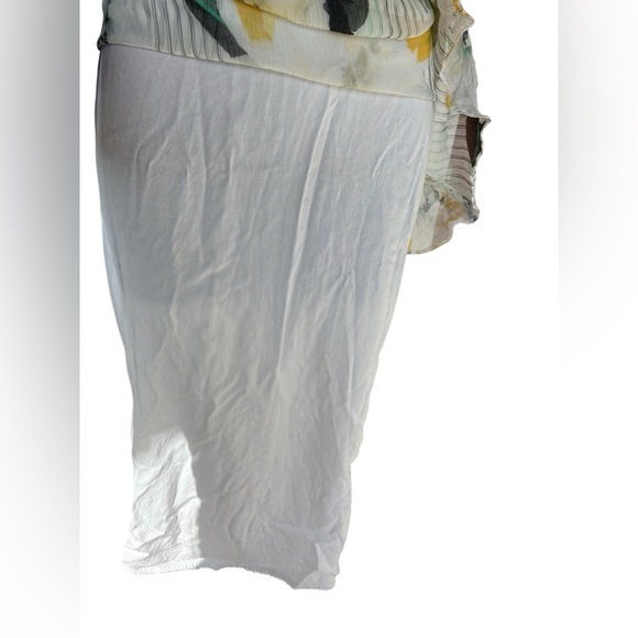 Anthropologie women’s Garden Party Dress Floral Ruffle Size 12 midi preloved - Picture 12 of 14